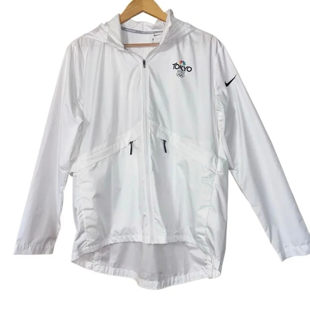 Nike Running Jacket XL White 2020 TOKYO OLYMPICS Women’s MSRP $115